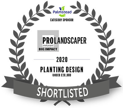 Pro Landscaper Awards Shortlisted Planting Design Badge 2020